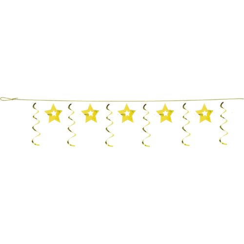 Dizzy Dangler Garland, Gold Stars