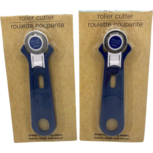 BRBCA - Roller Cutters for Cutting Paper, Fabric, Vinyl and More - 5.75x1.75 in.-(2-Packs)