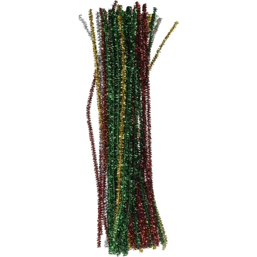 Tinsel Stems 6mm 12-Inch, 60/Pkg, (250343)