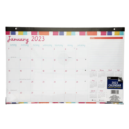 2023 Monthly Desk Blotter Calendars (Pack of 48)