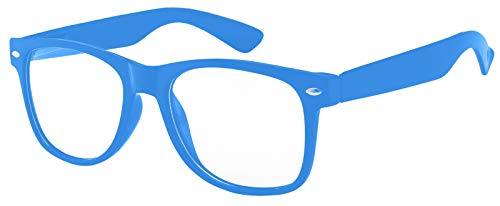 Kids Clear Lens Colored Glasses Protect Child's Eyes from UVB UVA (Blue Light, PC Lens)