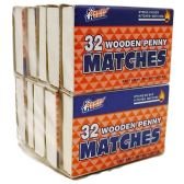 Wooden Kitchen Matches, Strike On Box, 32 Matches Per Box 10 Count)