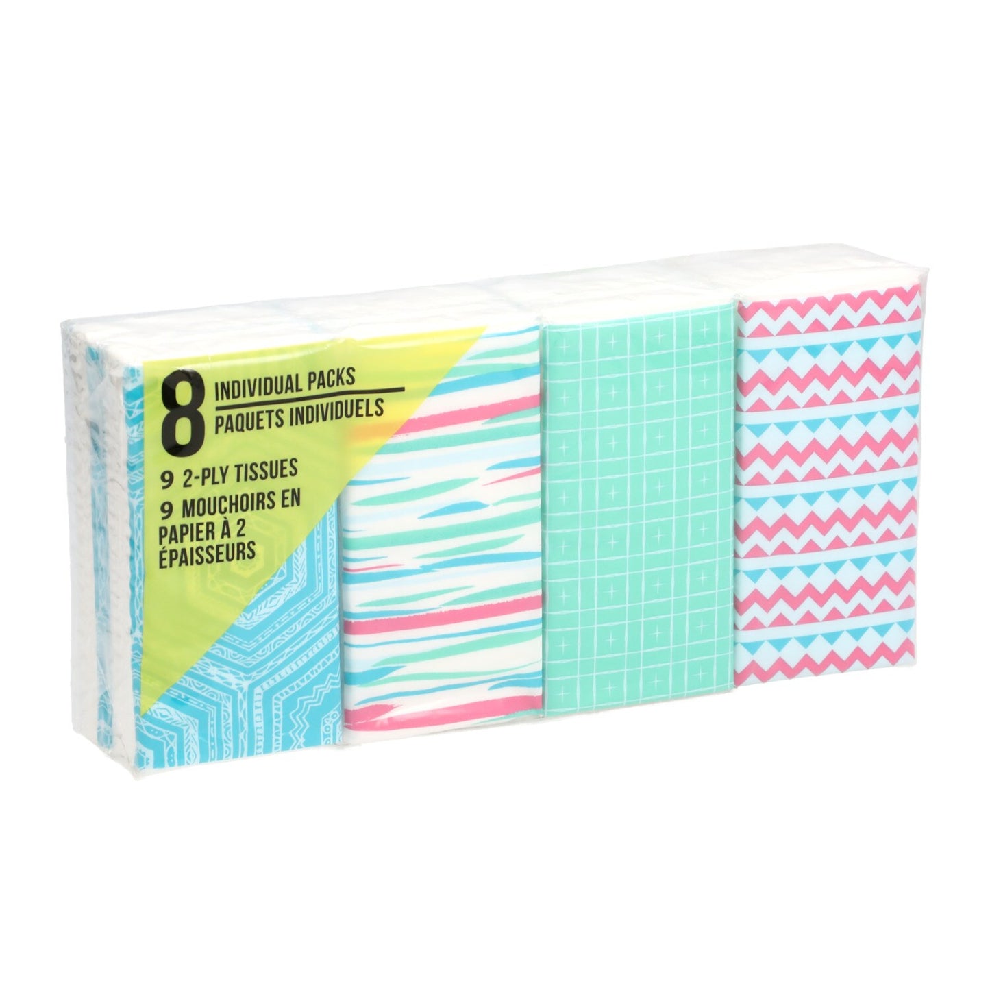 2-Ply Pocket Tissues, 8-ct. Packs (Pack of 6)