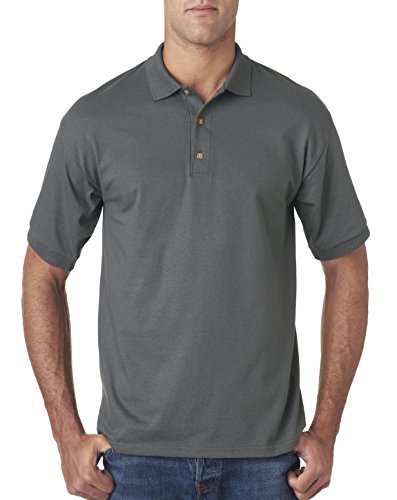 Mens 6.1 oz. Ultra Cotton Jersey Polo G280 -CHARCOAL 2XL