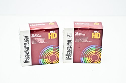 (10 Pack) Mf2 Hd 10-3 1/2 Diskettes High Density Preformatted Disk