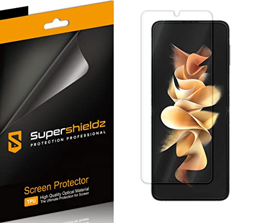 (2 Pack) Designed for Samsung Galaxy Z Flip 3 5G Screen Protector, (Full Coverage) High Definition Clear Shield (TPU)