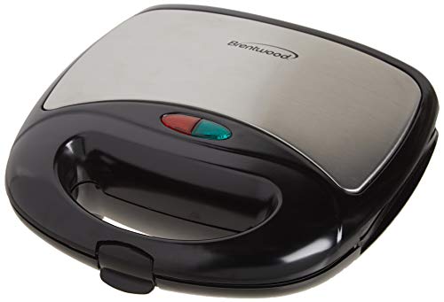 Compact Dual Sandwich Maker, Non-Stick, Black