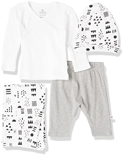 4-Piece  Cotton Take Me Home Gift Set, Pattern Play, 0-3 Months