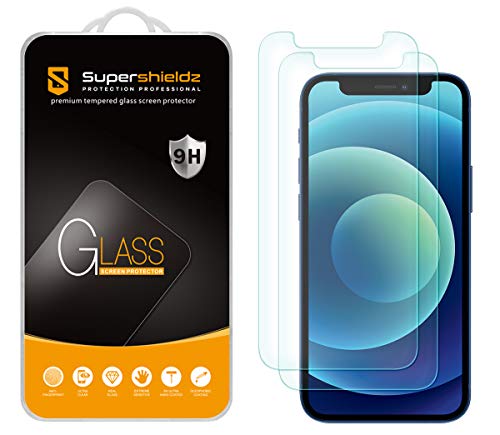 (2 Pack) Designed for iPhone 12 Mini (5.4 inch) Tempered Glass Screen Protector, Anti Scratch, Bubble Free