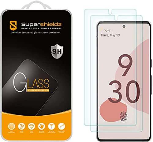 (2 Pack) Designed for Google Pixel 6 Tempered Glass Screen Protector, 0.26mm, Anti Scratch, Bubble Free