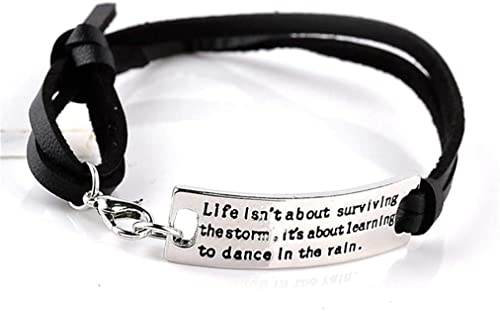 Inspirational Lettering Bracelet Zinc Alloy Weaving Bracelet Creative Alphabet Bracelet Durable and Professional