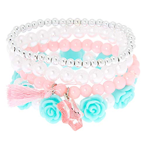 Club Little Girl Pastel Stretch Bracelets - 4 Pack