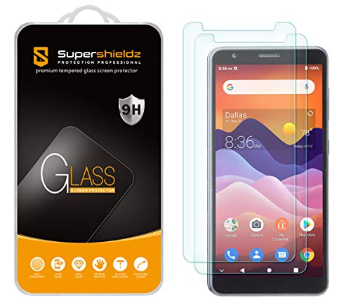 (2 Pack) Designed for ZTE Avid 579 Tempered Glass Screen Protector, Anti Scratch, Bubble Free