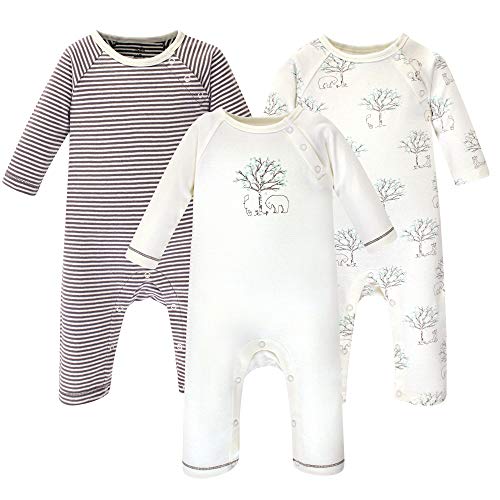 Baby  Cotton Coveralls, Birch Tree, 0-3 Months