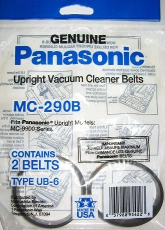 MC-290B 2-Pack Type UB-6 Upright Vacuum Belt