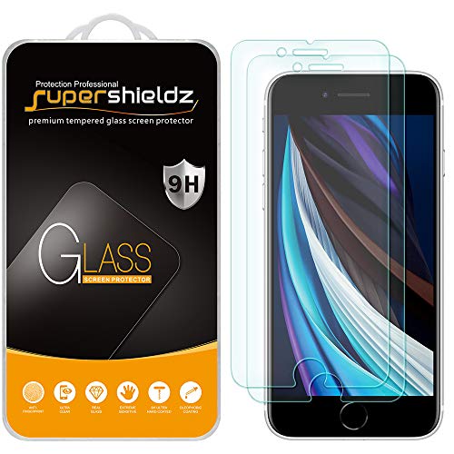 (2 Pack) Designed for Apple iPhone 8 and iPhone 7 (4.7 inch) Tempered Glass Screen Protector, Anti Scratch, Bubble Free