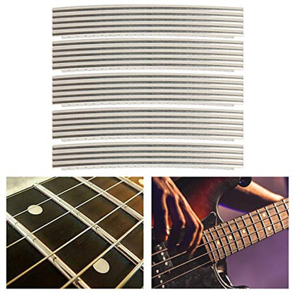 Guitar Fret Wires 2.7mm 24 Frets Stainless Steel Fretwire Compatible with Fender Electric Guitar B Guitar Fingerboard