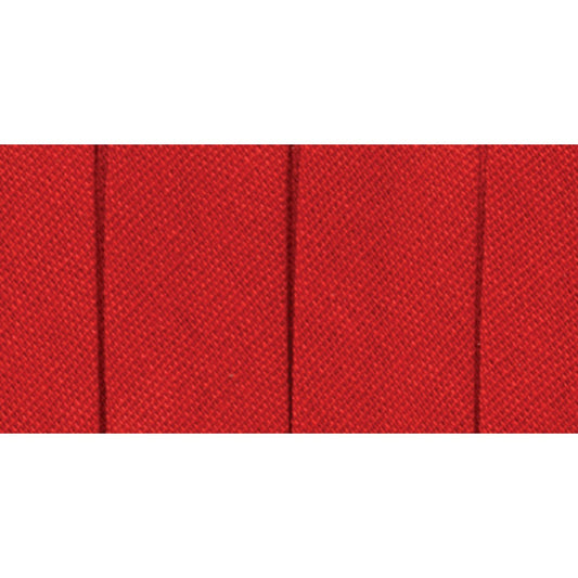 Wrights Single Fold Bias Tape 1/2" X4yd, Red