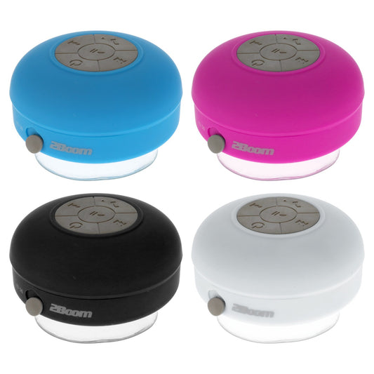 2Boom AquaJam Bluetooth Shower Speaker, 6x7.5x2.5-in. (Pack of 12)