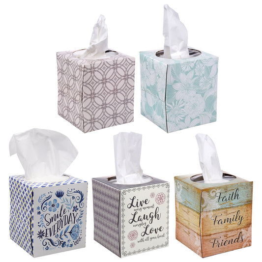 2-Ply Decorative Sentimental Facial Tissues, 85-ct. Boxes (Pack of 36)