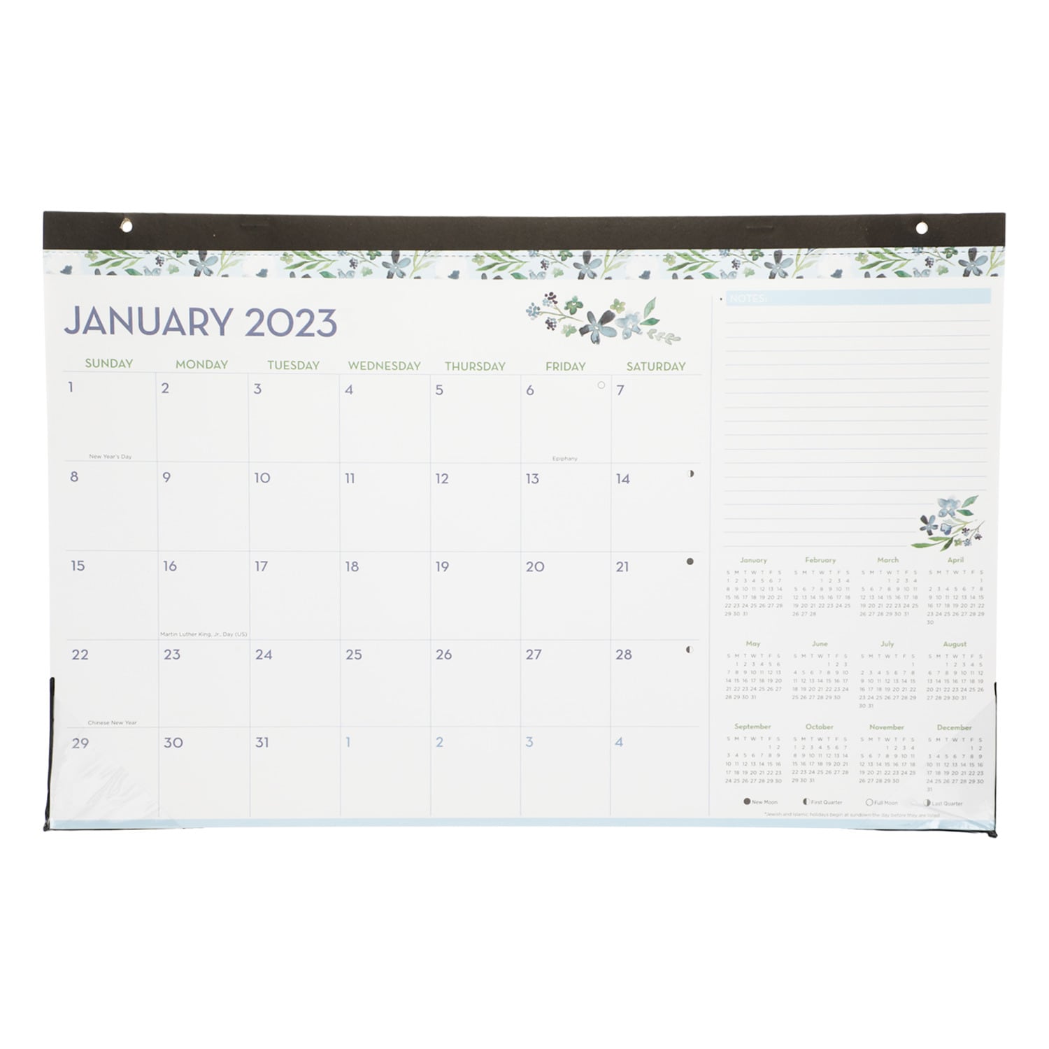 2023 Monthly Desk Blotter Calendars (Pack of 48)