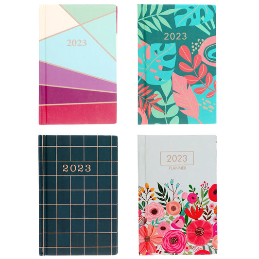 2023-2024 Stylish Hardback Weekly Planners (Pack of 12)