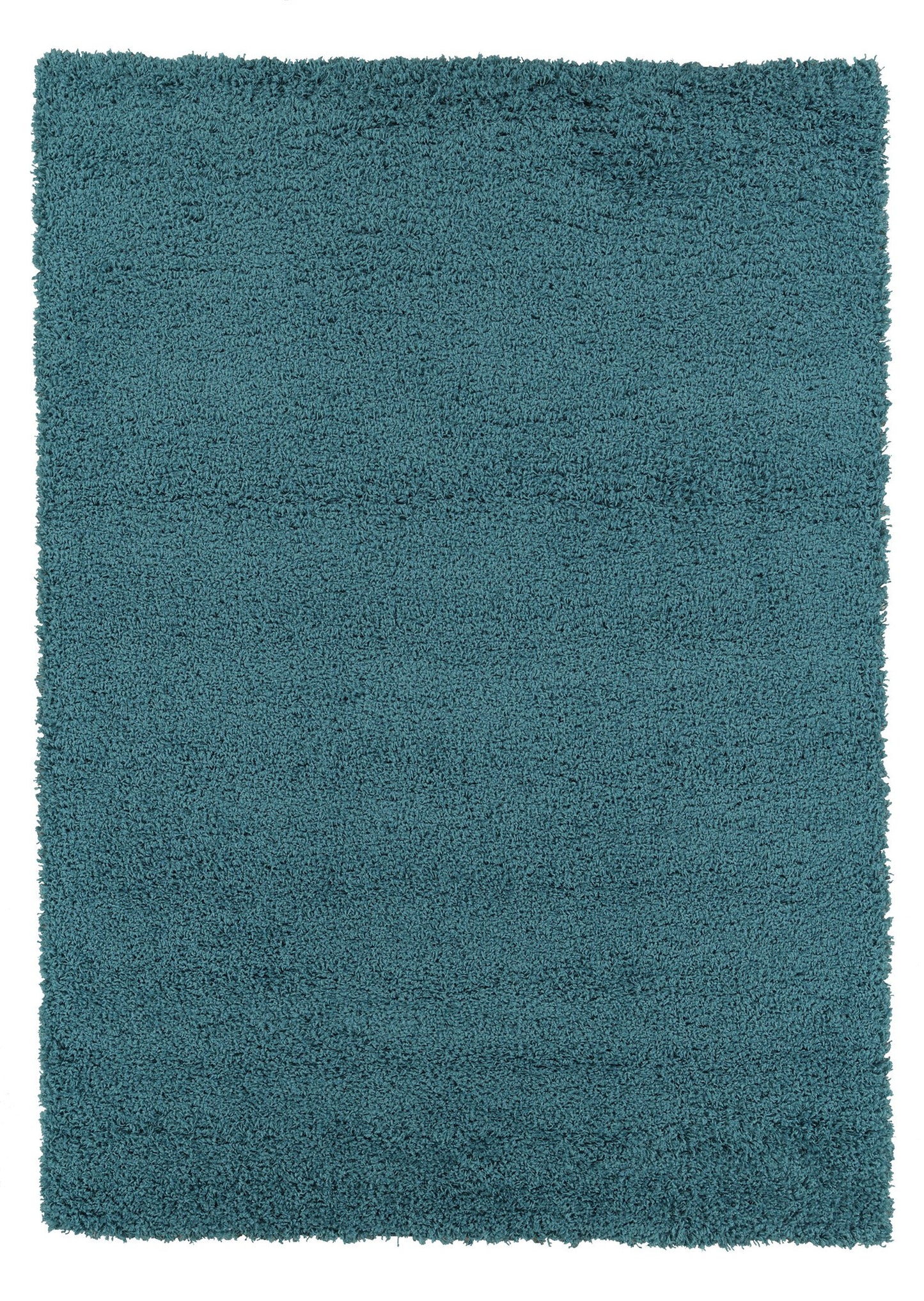 Cozy Shag Collection Turquoise Blue Solid Shag Rug (3'3"X4'7") Contemporary Living and Bedroom Soft Shag Area Rug