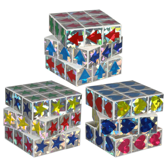 3D Puzzle Cube Games, 2.5x2.5x2.5 in. (Pack of 40)