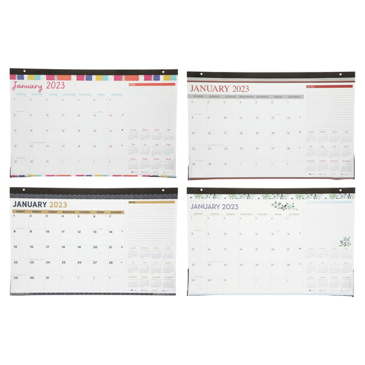 2023 Monthly Desk Blotter Calendars (Pack of 48)